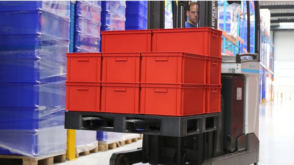 Kunststof pallets in verschillende formaten - Transoplast Group